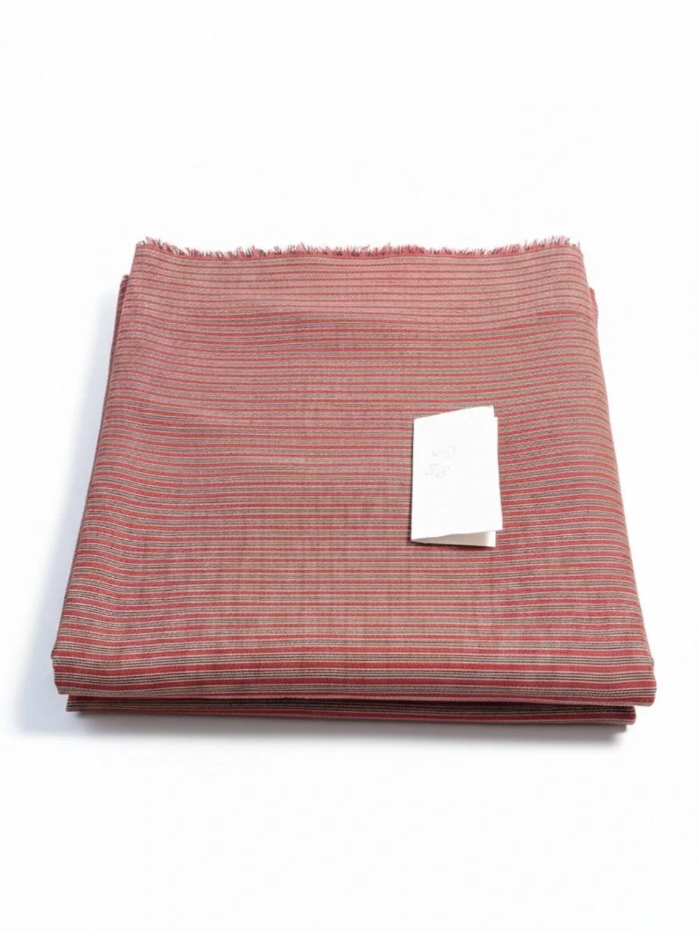 🌸VTG  Striped Red Heavy Material